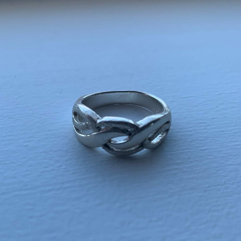 Sterling Silver 925 Braided Ring